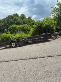 18ft double axel trailer