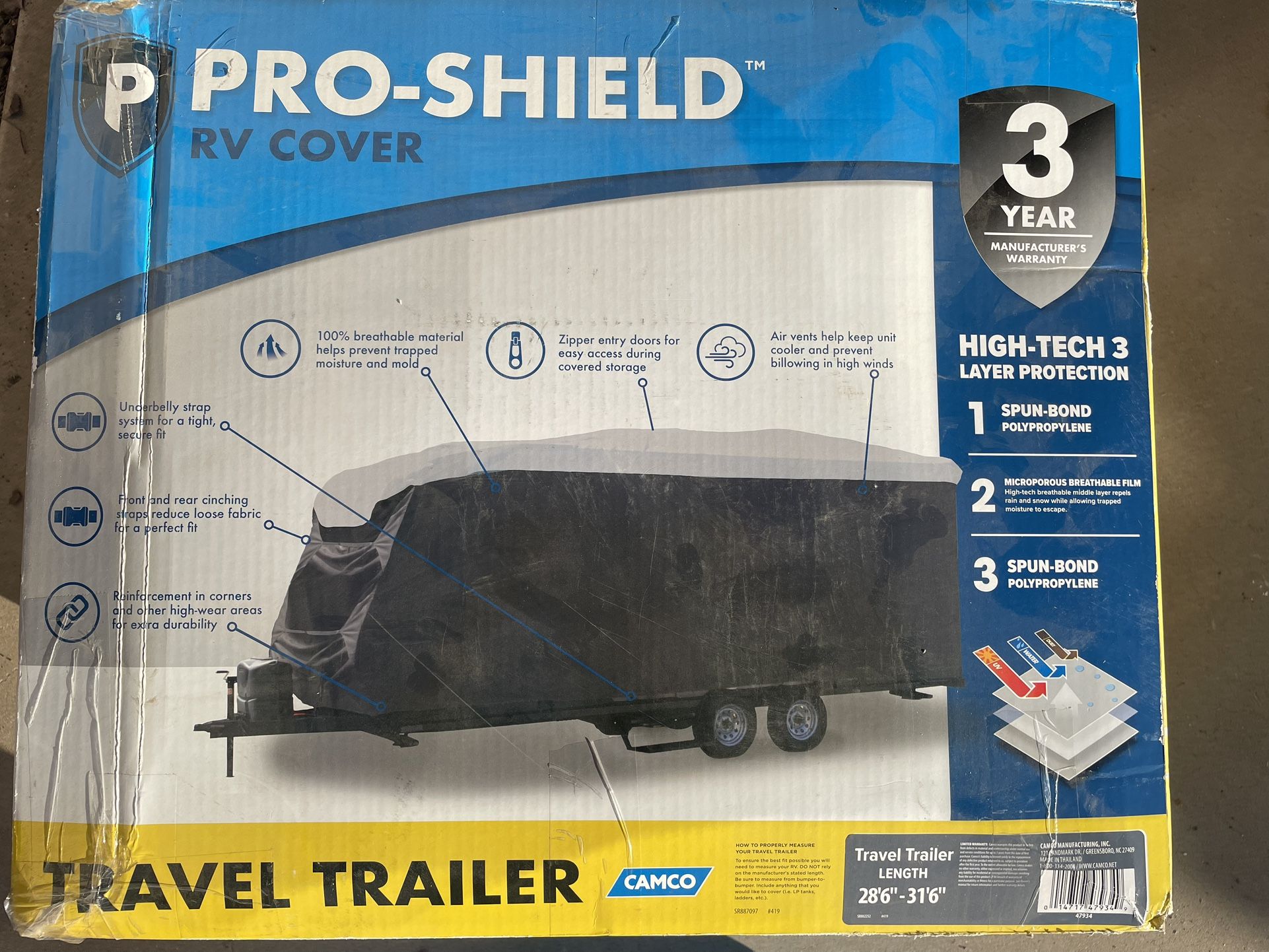 Travel Trailer Cover