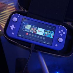 nintendo switch lite blue