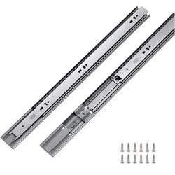 LONTAN 10 Pairs Soft Close Drawer Slides 20 Inch Drawer Guides 3 Fold Full Extension Ball Bearing Heavy Duty Drawer Slides, 100LB Capacity 3 Fold Full
