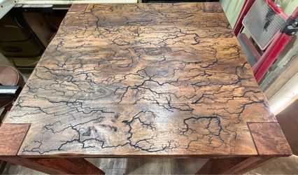 Refurbished High table and bar stools