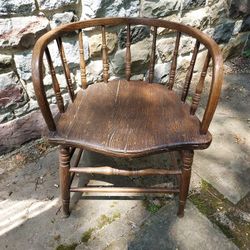 Antique Firehouse Windsor  Chair 