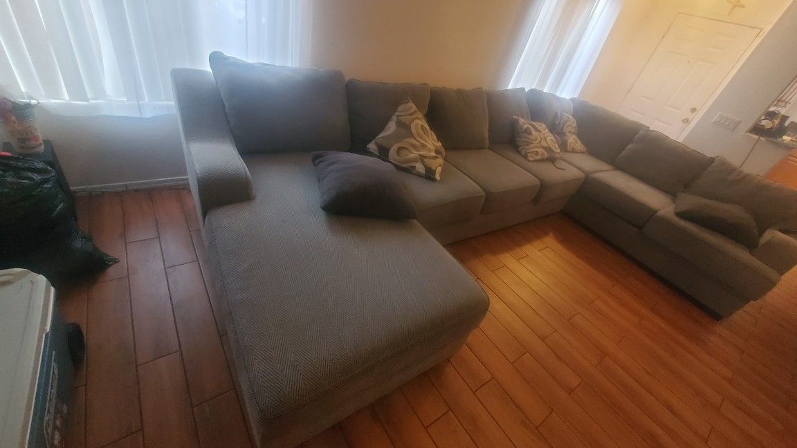 Couch & Mirror 