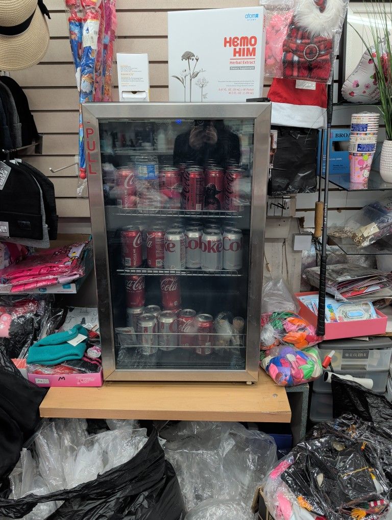 Small Refrigerator With Glass Door