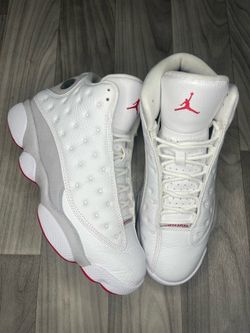 White wolf grey Jordan 13s