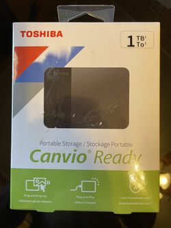 Toshiba Canvio Ready 1tb external drive
