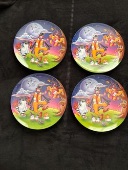 McDonald's Halloween Collector Plates Set of 4