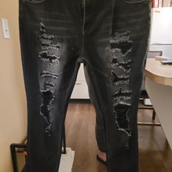 Brand New Fashion Nova Mens Skinny Stacked Jeans