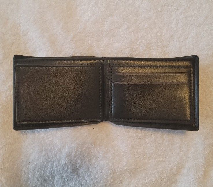 1 Leather Black BiFold Wallet