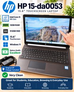 HP Touchscreen Laptop Like New 🚀🩶