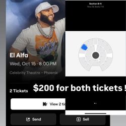 El Alfa October 15 Tickets 