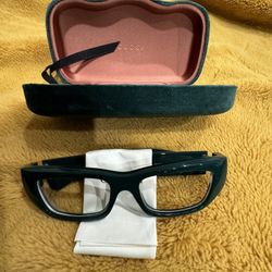 Gucci Frames Men’s Women’s Blue Teal Chunky Frame 