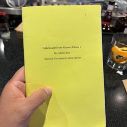 Catholic Poetry Booklet