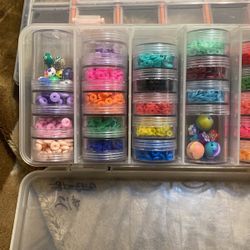 Polymer clay beads 