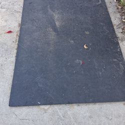 1/2 An Inch Black Mat