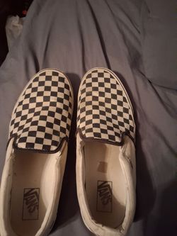 Size 12 checkered vans