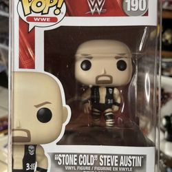 Funko Pop WWE Stone Cold Steve Austin Vinyl Wrestlin Action Figure #190 New 2026