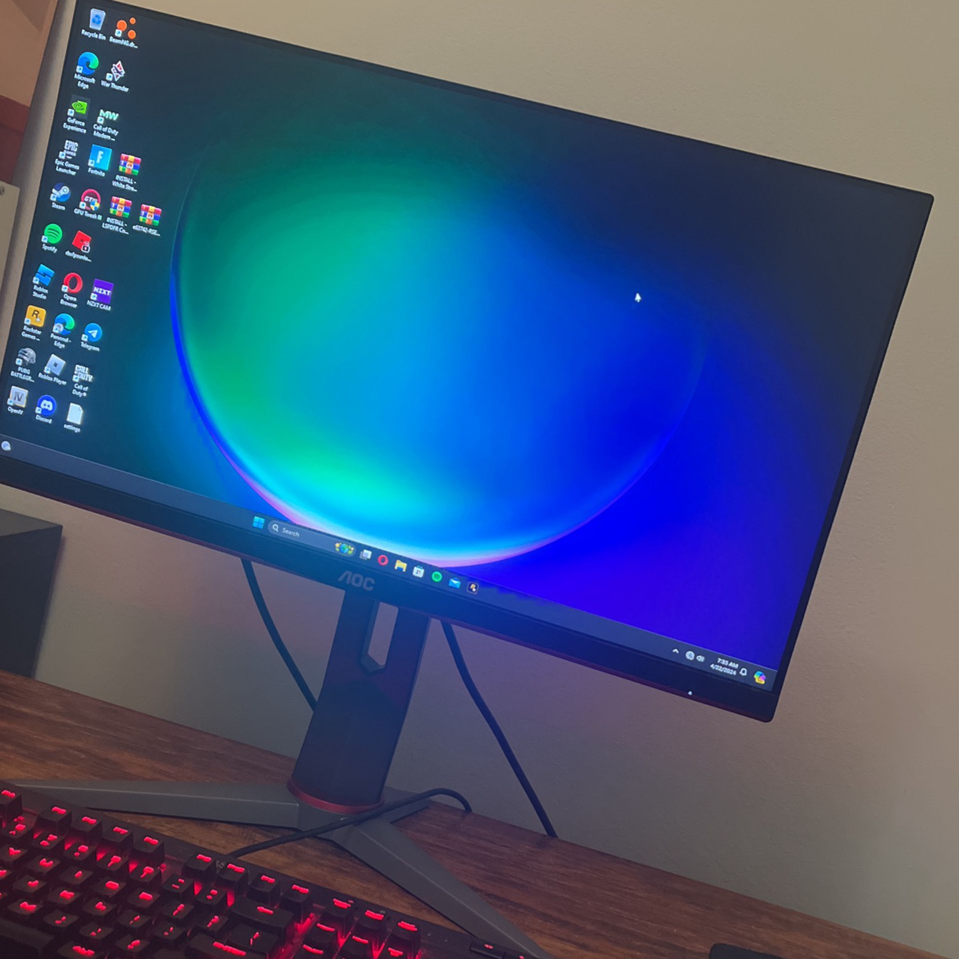 AOC Gaming Monitor 27 Curved