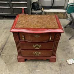CUSTOM PENNY-TOP 3 Drawer Nightstand 
