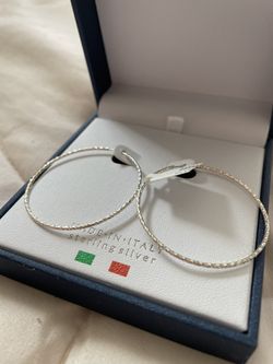 Sterling Silver Hoops