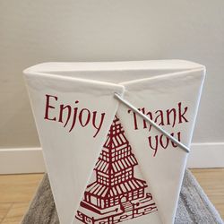 Chinese Take Out Stool Table