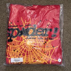 Spider hoodie red
