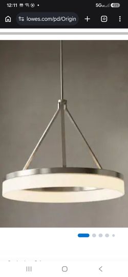 Allen+Roth Circular light fixture
