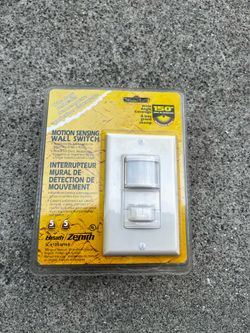 Motion sensor wall switch
