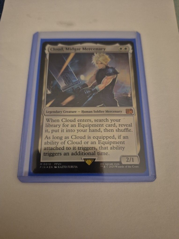 Cloud Midgar Mercenary Foil