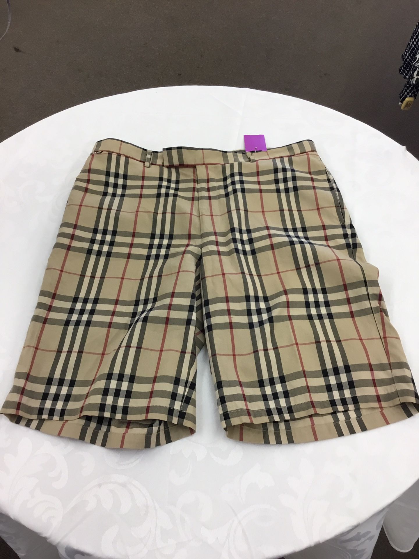 Burberry shorts size 34