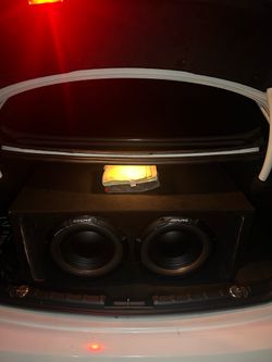 Alpine Bass 12’ Dual sub