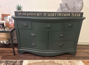 Custom Green Console or dresser