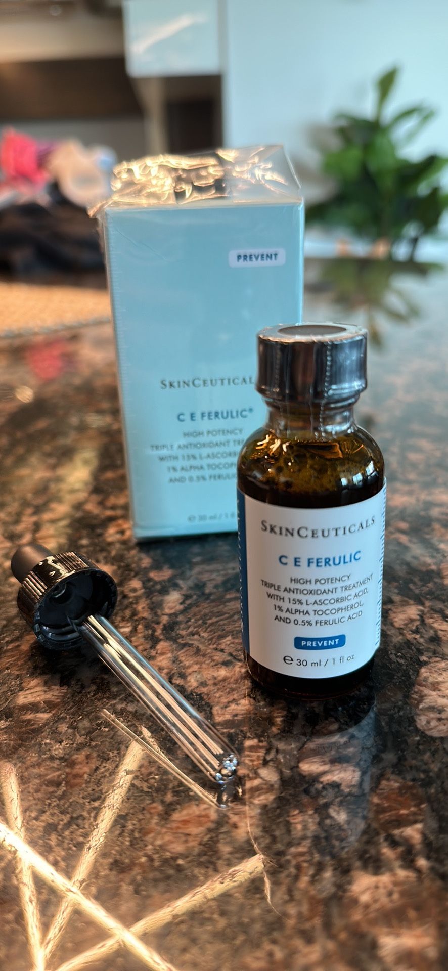 New in Box SkinCeuticals Skin Ceuticals C E Ferulic Treatment 15% L-ascorbic Moisturizer