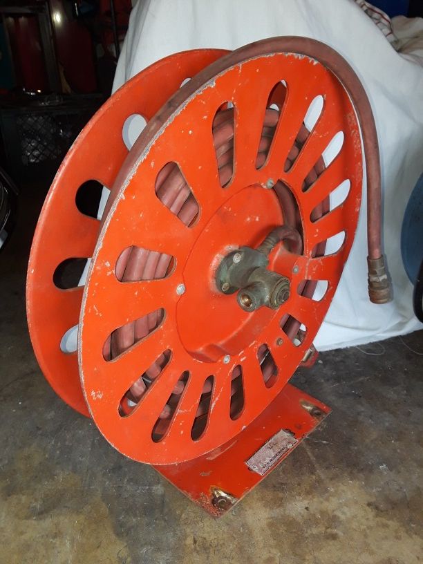 ACE CAST IRON AIR HOSE REEL MADE IN USA