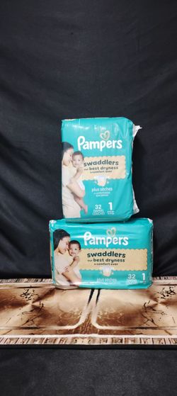 Pampers Swaddlers Size 1 Diapers – 2 Packs