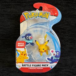 POKÉMON PIKACHU VS. POPPLIO BATTLE FIGURE PACK