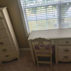 Full size Girls bed room set white