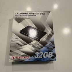 Transcend 32GB 1.8" Portable Solid State Drive SSD18M