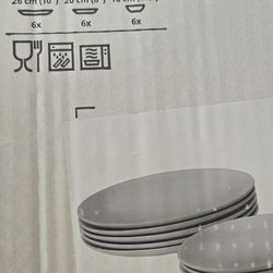 Brand New Never Opened 18 Peace Afargklar Disgesh Serving Dishes And Bowls