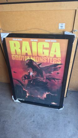Raiga God of Monsters Framed Movie Poster