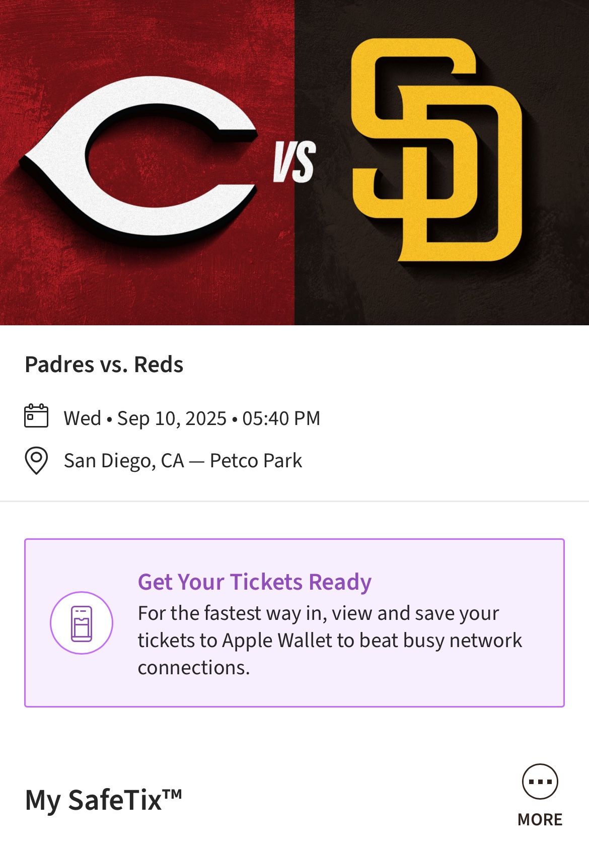 Padre Tickets 
