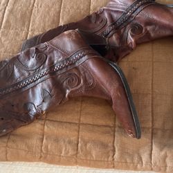Brown Cow Boy Boots
