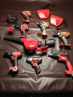M18 and Ridgid tools for sale..looking to sell all today..shoot me offers