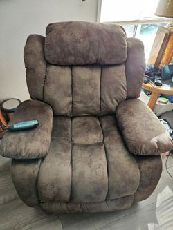 37.4" Wide Compact Microfiber Recliner Chair