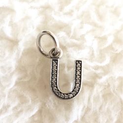 1 Pandora letter U charm