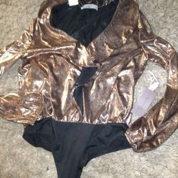 New Bodysuit Blouse Size Large