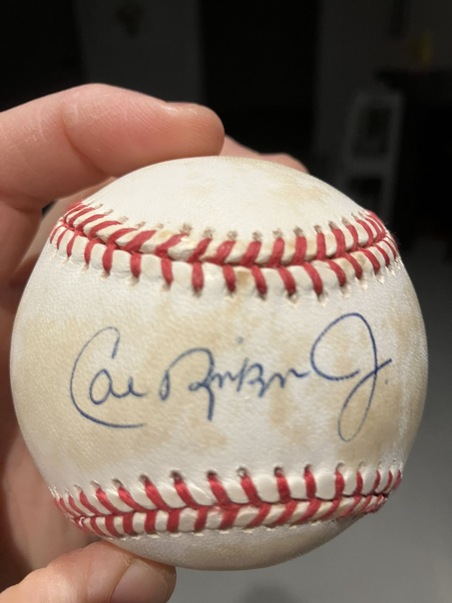 Cal Ripken jr signed autographed baseball