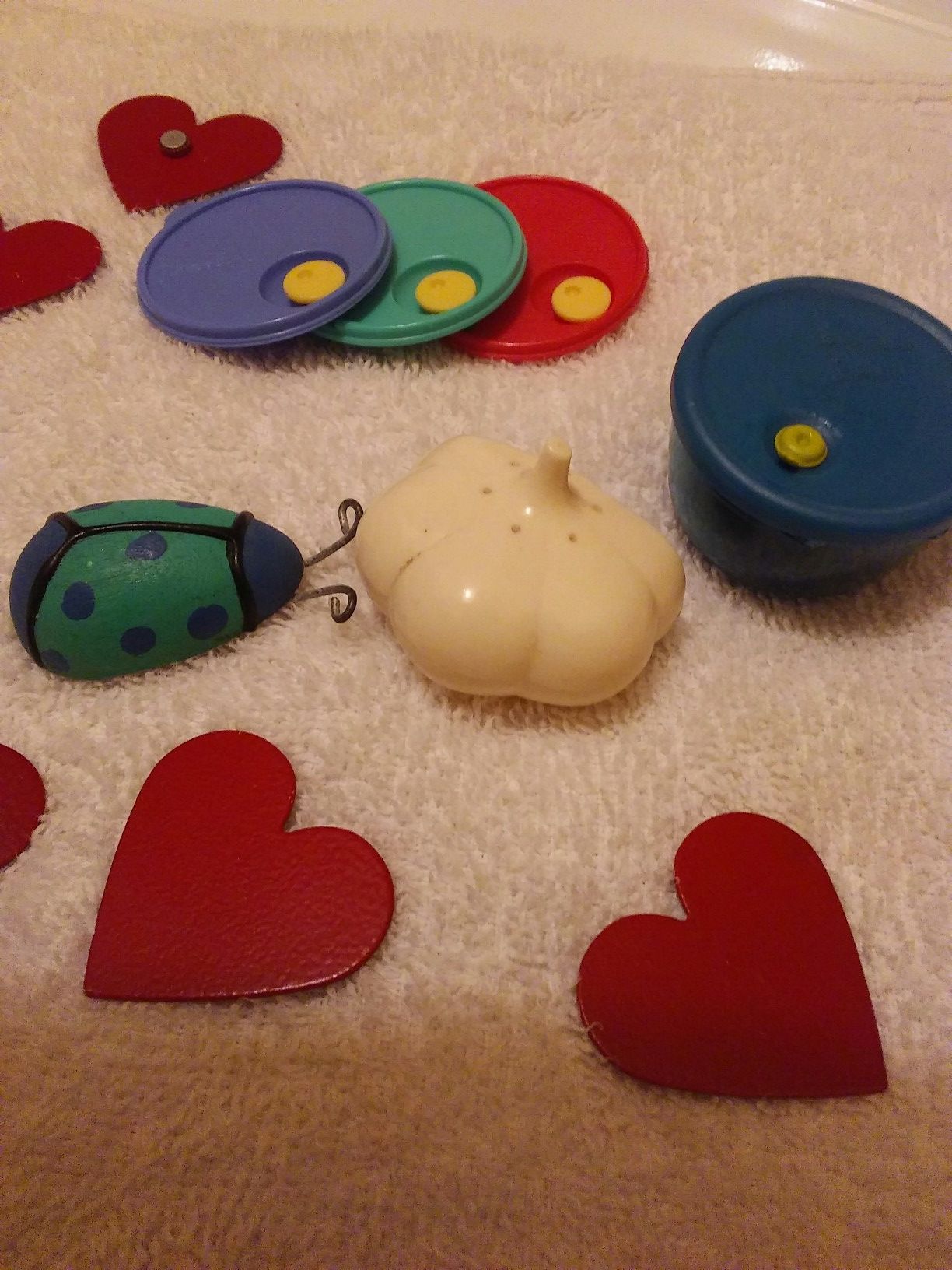 Tupperware. Refrigeraator magnets cute