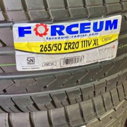 265 50 20 TIRES NEW