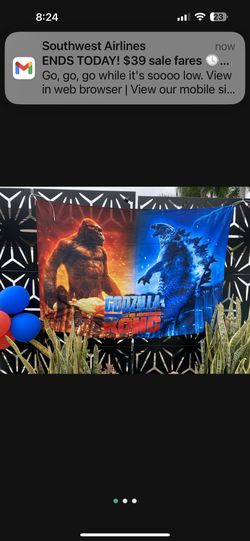Godzilla Vs King Kong Party